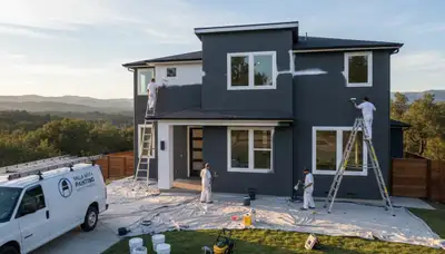 Professional house painters in Redding CA providing expert residential exterior painting services