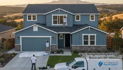 Professional house painters in Redding CA providing expert residential exterior painting services
