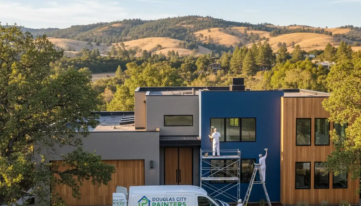 Professional house painters in Redding CA providing quality exterior and interior painting services