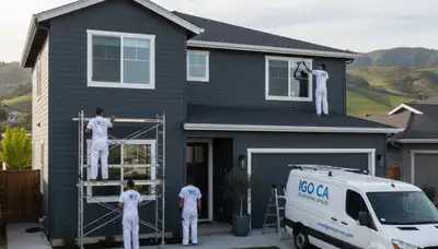 Professional house painting services in Redding, CA for residential exteriors and interiors
