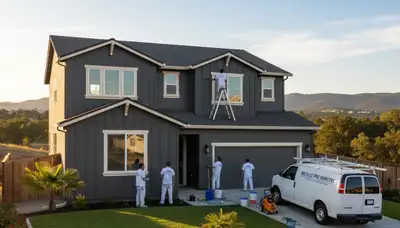 Professional house painters in Redding CA providing expert residential exterior painting services