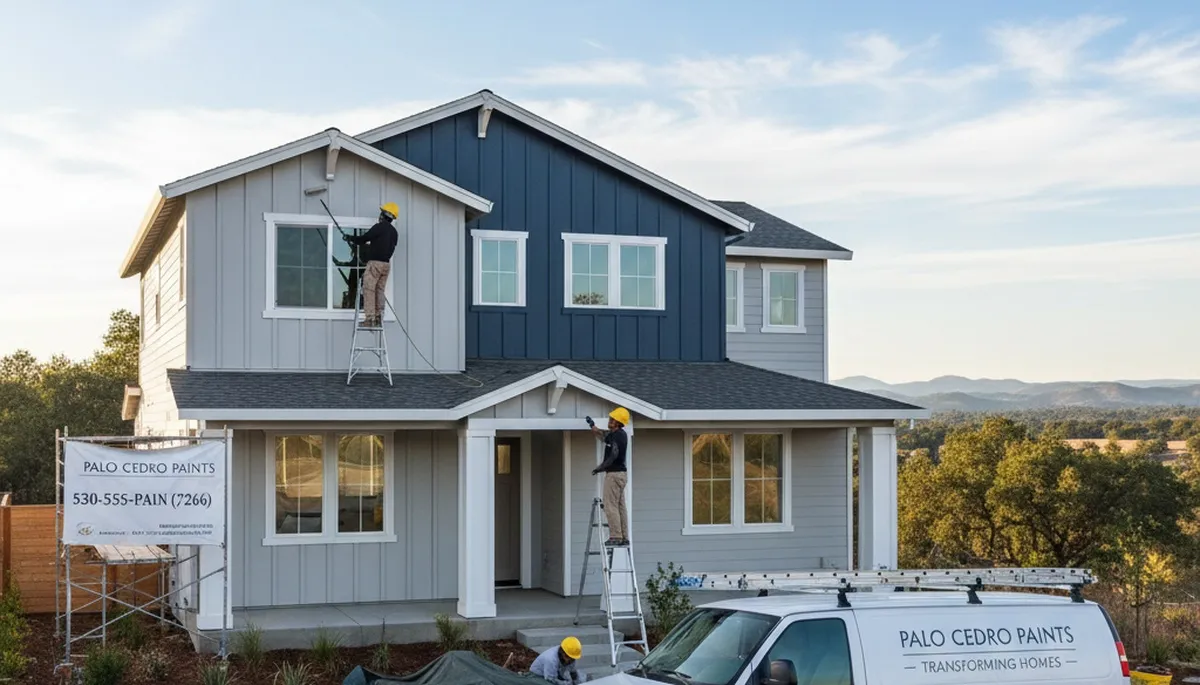 Professional house painters in Redding CA providing expert residential exterior painting services
