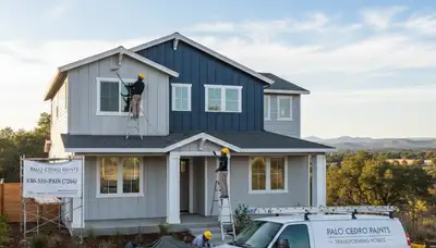 Professional house painters in Redding CA providing expert residential exterior painting services