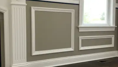 Professional interior trim painting with clean lines and detail in a Redding, CA home