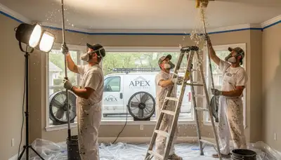 Professional popcorn ceiling removal and refinishing by house painters in Redding, CA