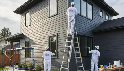Professional siding painting in Redding, CA protecting home exteriors from sun and heat damage